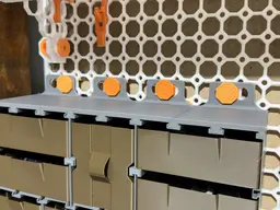 Fast Print Storage Mount for LR3DUK and Multiboard 3d model