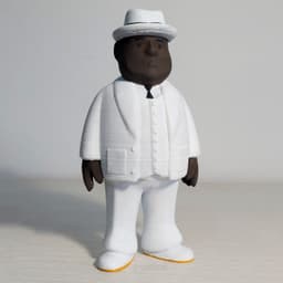 NOTORIUS BIG / BIGGIE VINYL TOY FUNKO GOL 3d model