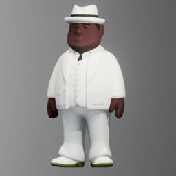 NOTORIUS BIG / BIGGIE VINYL TOY FUNKO GOL 3d model