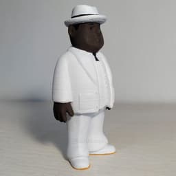 NOTORIUS BIG / BIGGIE VINYL TOY FUNKO GOL 3d model