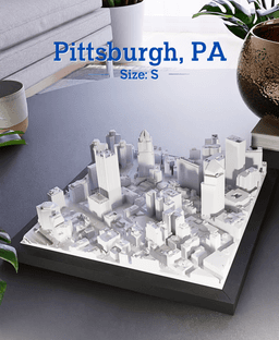 Pittsburgh, PA - S, M, & L 3d model