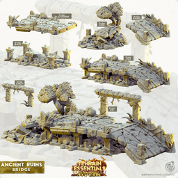 Ancient Ruins Set (Pre-Supported) 3d model