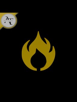 Simple Flame Symbol - 2D Art 3d model