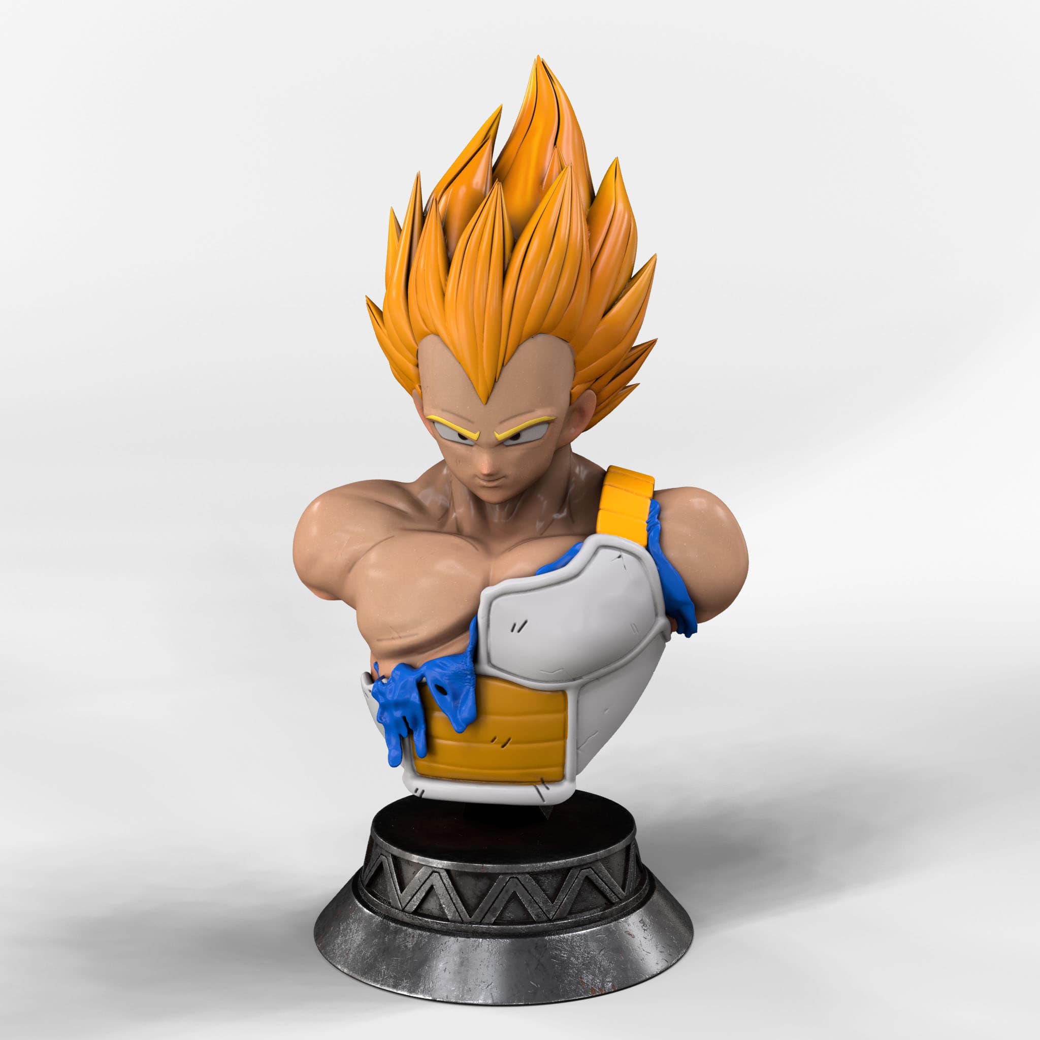 Vegeta Bust 3d model