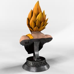 Vegeta Bust 3d model