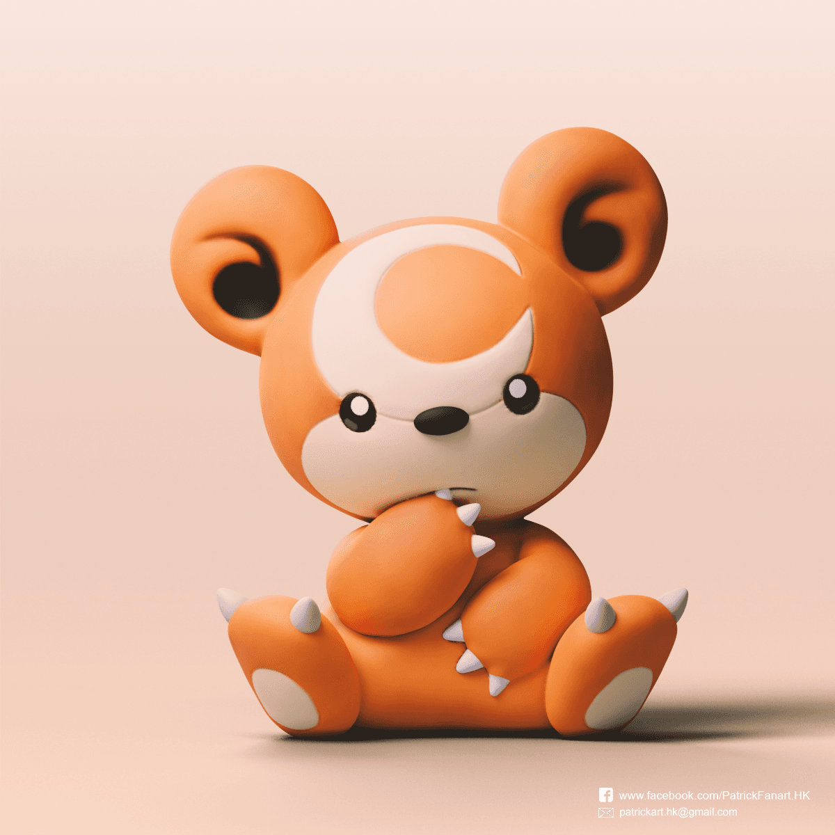 Teddiursa(Pokémon) 3d model