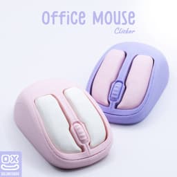 Office Mouse Clicker - Satisfying Fidget Toy 3d model