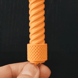 Fidget Bolt Keychain Print in Place 3d model