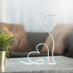 Dog Line Art, Modern, Minimalist 3d model