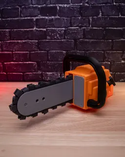 Chainsaw - Chained Weapon Kit (No AMS, No Support, No Glue) 3d model