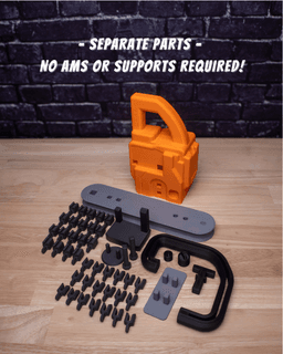 Chainsaw - Chained Weapon Kit (No AMS, No Support, No Glue) 3d model