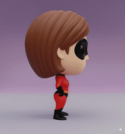 ELASTIGIRL KAWAII – COLLECTIBLE 3D FIGURE 3d model