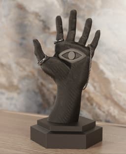 Vision Hand Jewelry Holder & Sculpture 3d model