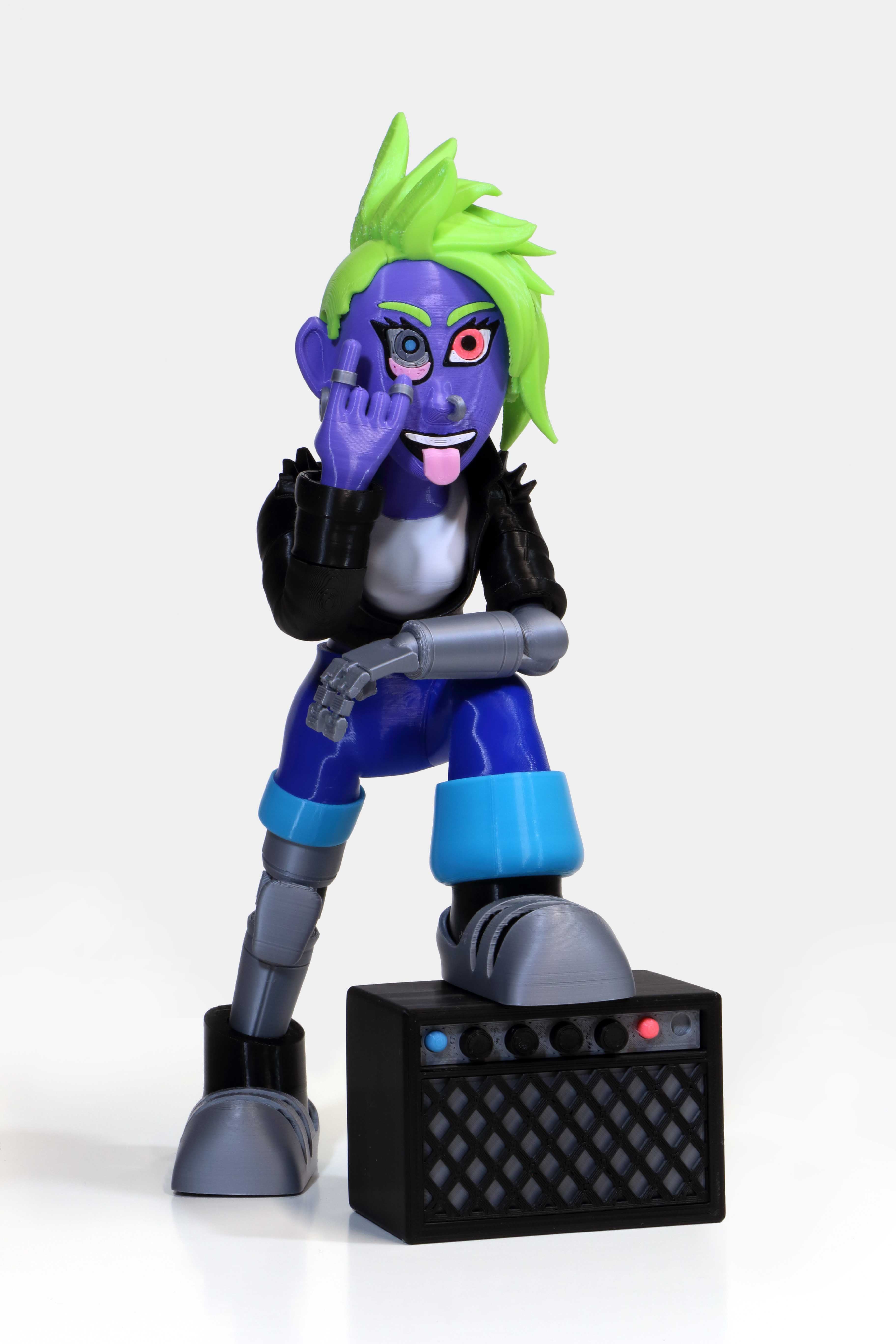 Cyberpunk Rocker 3d model