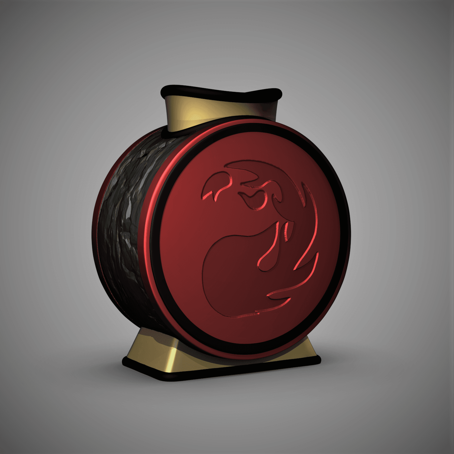 Mountain Mana Vase (Magic The Gathering Inspired) 3d model