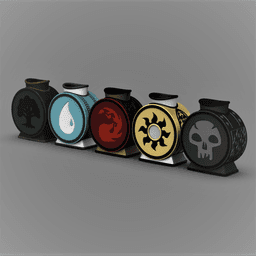 Mountain Mana Vase (Magic The Gathering Inspired) 3d model