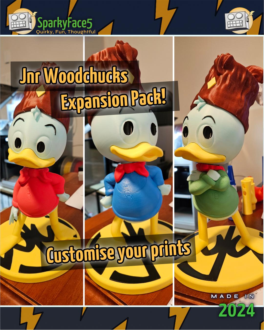 Jnr Woodchucks DuckTales expansion pack 3d model