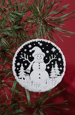 Snowman Decoration 02 3d model