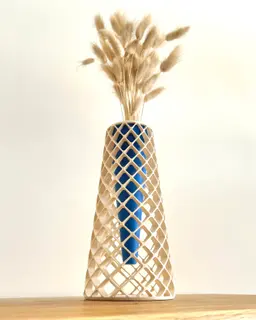 Funnel vase two parts 3d model