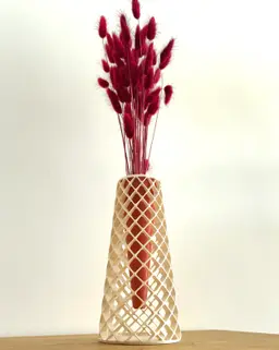 Funnel vase two parts 3d model