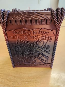 Assassin's Creed Deck Box (holds 100 sleeved cards) 3d model