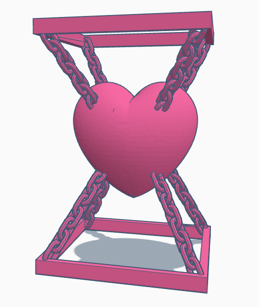 trapped love 3d model