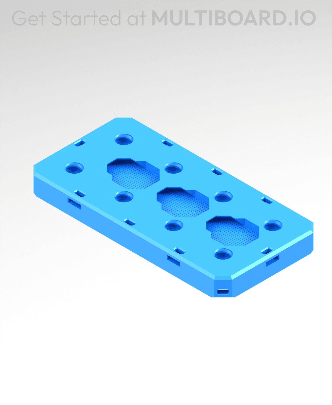 1x2 LU - Tray 3d model