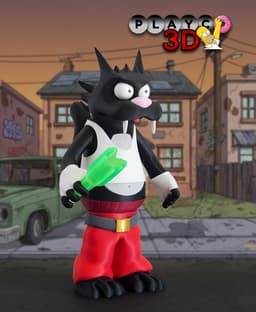 Gangster Scratchy 3d model