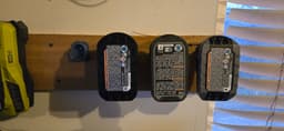 Ryobi 18v Battery Wall mount 3d model