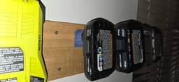 Ryobi 18v Battery Wall mount 3d model