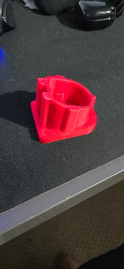 Ryobi 18v Battery Wall mount 3d model