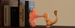 Charmander Bookend - Fiery 3D Print for Pokémon Lovers 3d model
