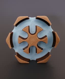 Hextraction Snowflake Tile 3d model
