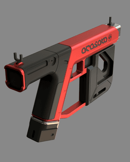 Arasaka Senkoh LX "Raiju" - Iconic Cyberpunk 2077 Pistol 3d model
