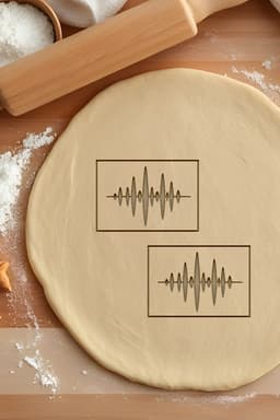 Sound Cookie Cutter, Biscuit Cutter 3d model