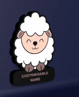Cute Sheep - LED Strip compatible 3d model
