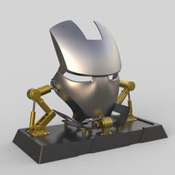 Iron Man Faceplate Display 3d model