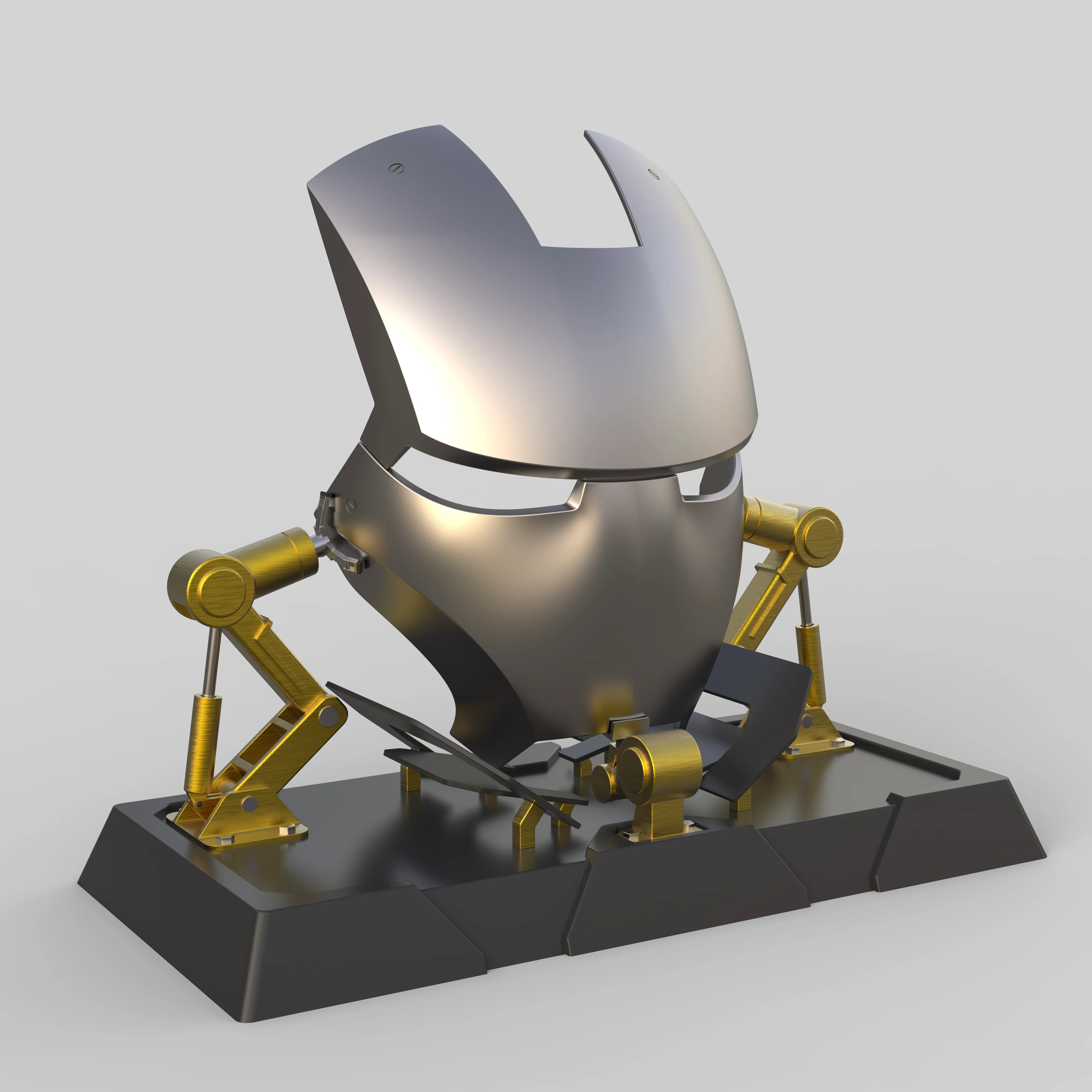 Iron Man Faceplate Display 3d model