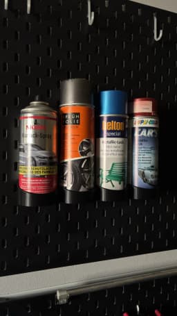 Spraycan Holder 4x69 mm IKEA Skadis 3d model