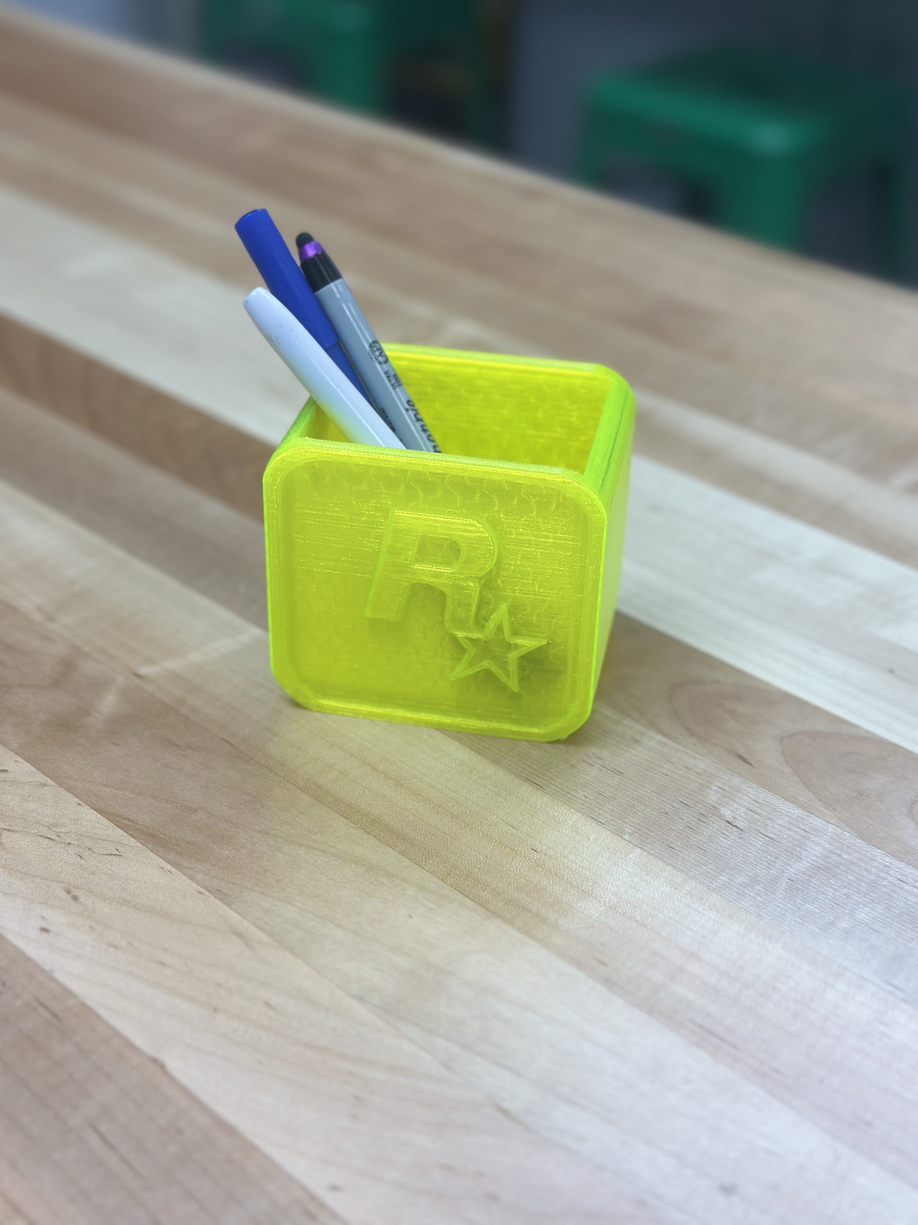 Rockstar Pencil Holder 3d model