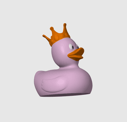 Rubber Debugger Duck King 3d model