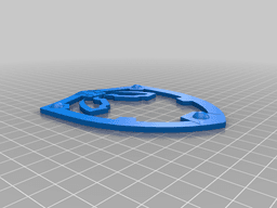 Zelda Dark Link Shield, Nintendo, Gamecube, Wii, Gameboy 3d model