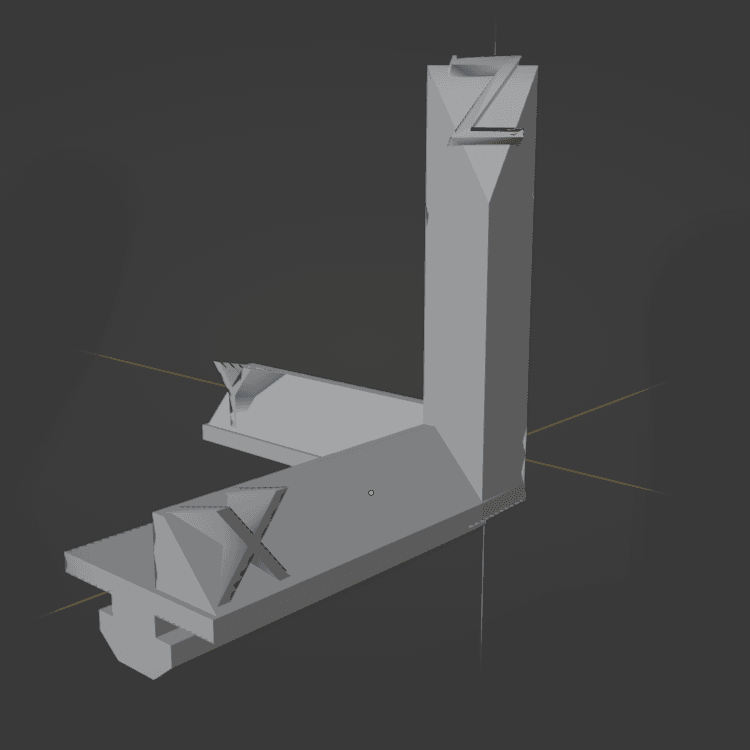 Axis Reference - Ender 3 Pro 3d model