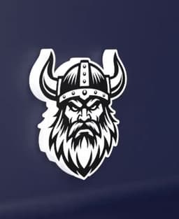 Viking Warrior - LED Strip compatible 3d model