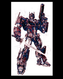 Fanart design of Transformers Leader Optimus Prime - Wall art with hueforge 3d model