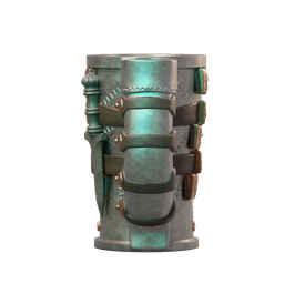 Warrior Dice Tower Mug 3d model
