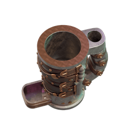 Warrior Dice Tower Mug 3d model