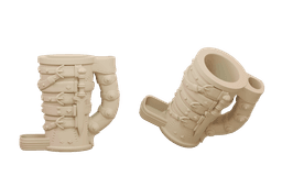 Warrior Dice Tower Mug 3d model