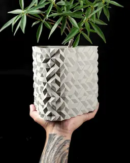 Cobble Planter Pot 02 by MODERN MACHINE 3d model