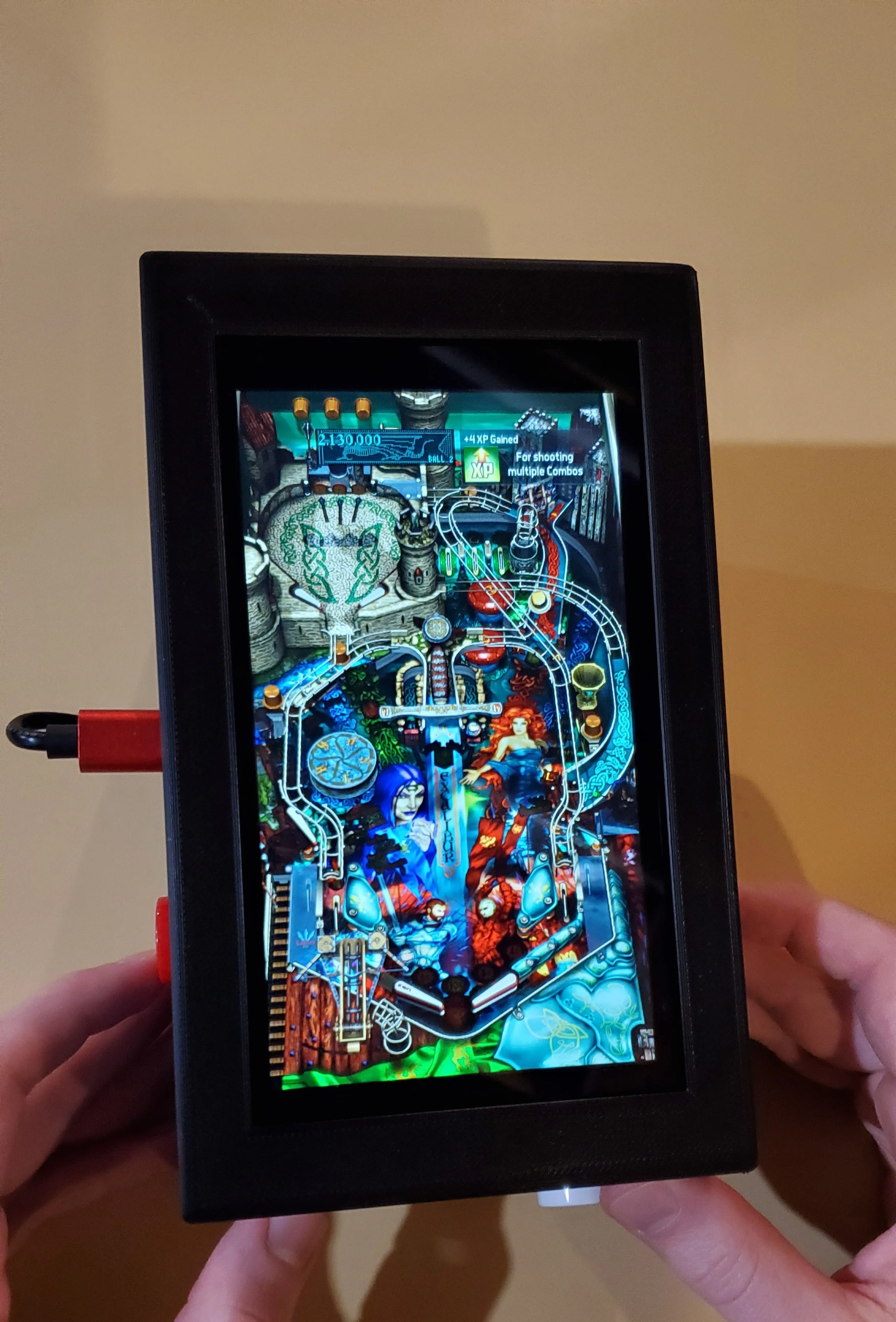 Nintendo Switch Based Virtual Pinball Cabinet 3d model